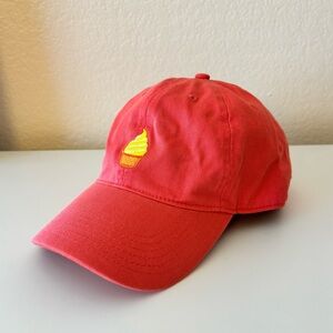 Disney Parks Coral Pink Dole Whip Adjustable Baseball Hat
